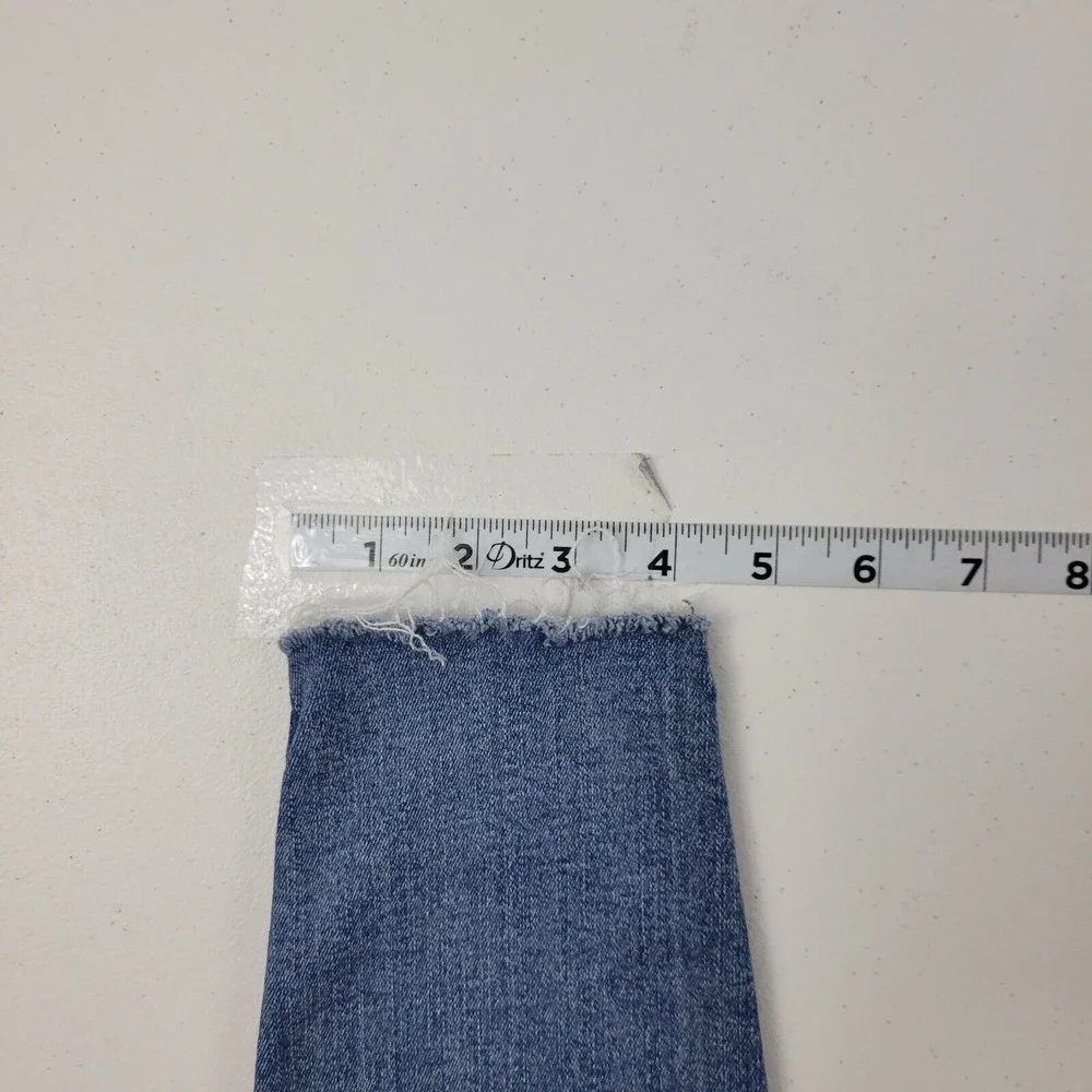 Donna Fab Ab High Waist Raw Hem Ankle‎ Skinny Jeans size 2 womens 2252
